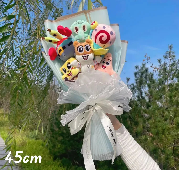 SpongeBob Plush Flower Bouquet
