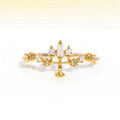Bella Adjustable Gold Plated Ring