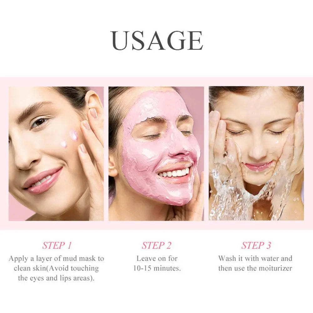 12PCS Sakura Mud Face Mask – Brightening & Hydrating Clay Mask Set