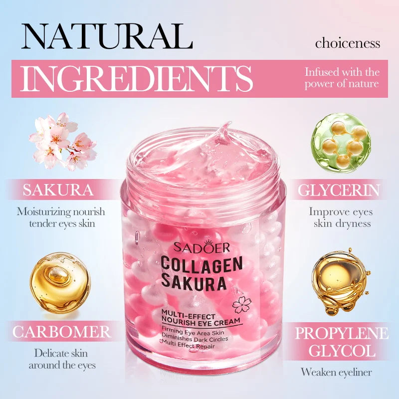 SADOER Sakura Eye Cream – Dark Circles & Anti-Aging Care
