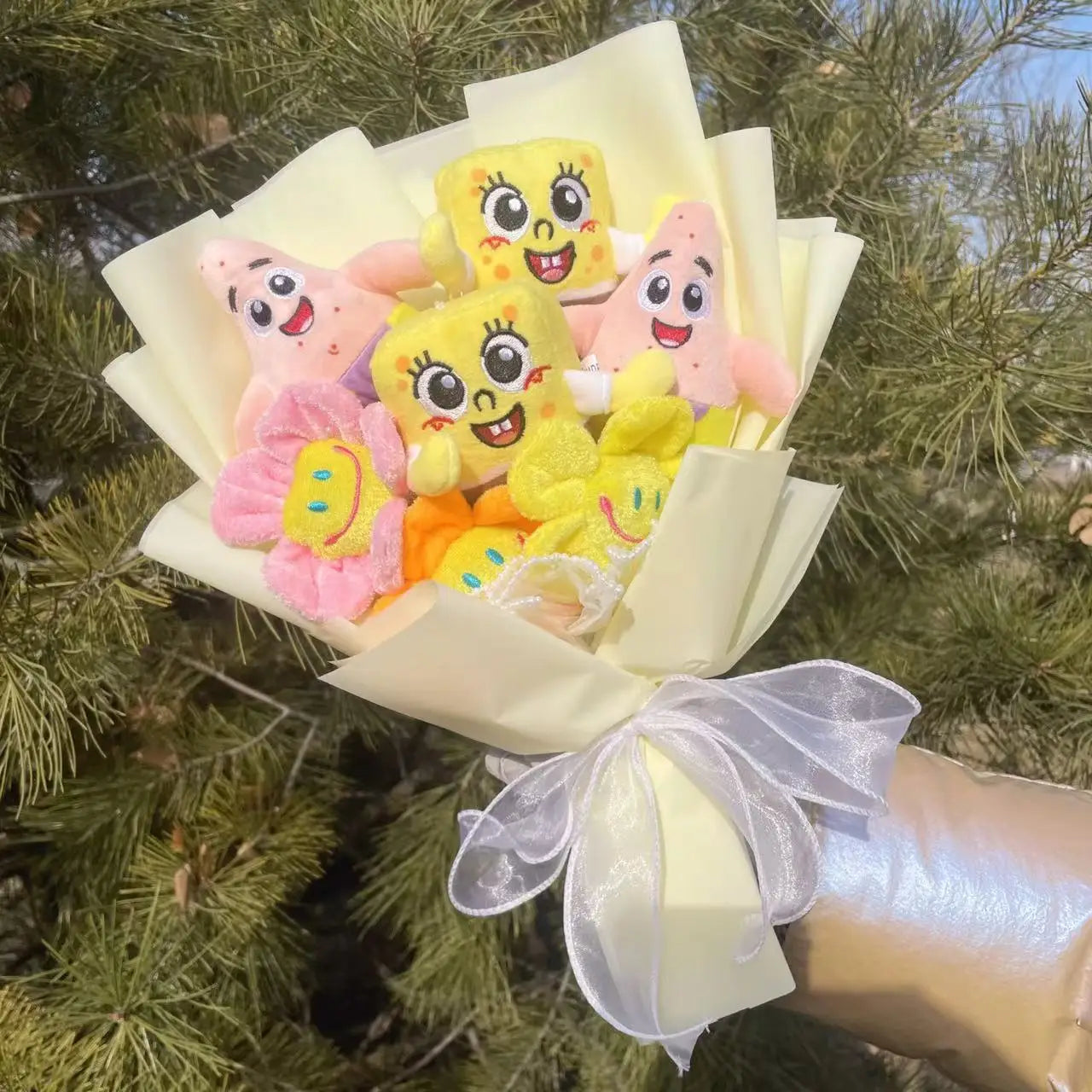SpongeBob Plush Flower Bouquet