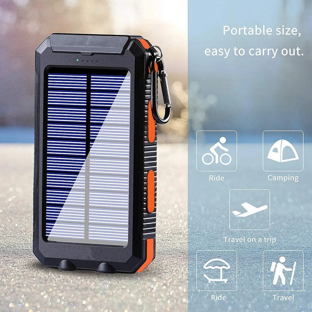 80000mAh Solar Emergency Power Bank – Ultra High Capacity