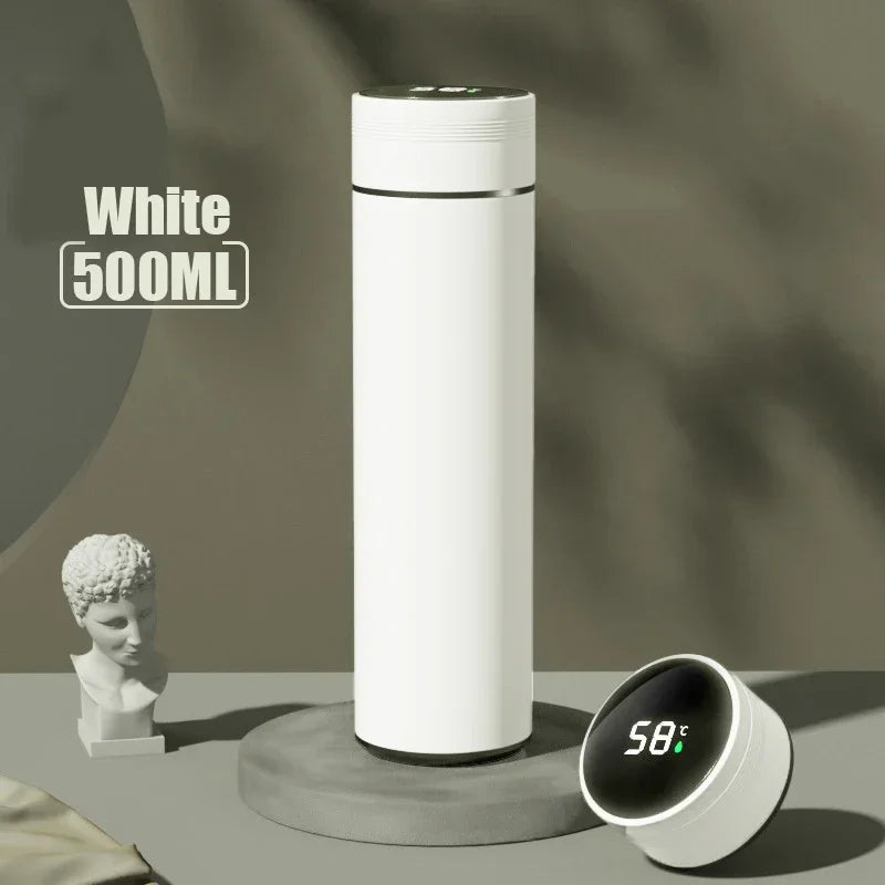 500ML Smart Temperature Display Thermos – Stainless Steel Vacuum Cup